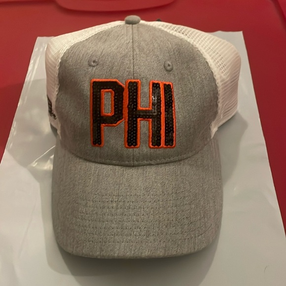 Philadelphia Flyers Iconic Glimmer Hat Fanatics Womens Sparkle - Picture 1 of 2